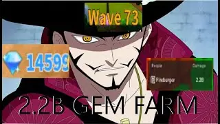 How to farm gems fast in All Star Tower Defense (2.2B DMG) + Wave 73 Solo