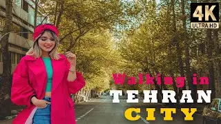 IRAN Cities Walking Tour 2022 - 4k Walkthrough Tehran - Iran Travel Vlog 4k  - تهران