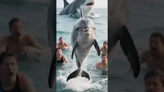 🛟 The Brave Dolphin That Saved Humans from Sharks | Incredible True Animal Hero Story