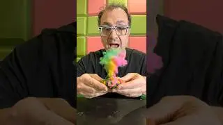 Увлекательное шоу с дымом из глины #шорты