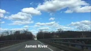 Drive in Powhatan and Goochland County VA
