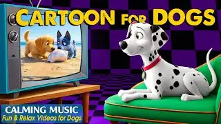 Dog Cartoon: All-Day Anti-Boredom Videos for Dogs When Home Alone - DOG TV & Relaxing Music for Dogs