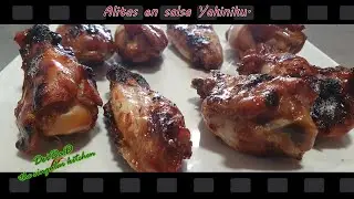 Alitas a la parrilla Marinadas con salsa yakiniku