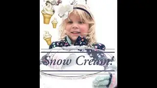 HOW TO MAKE SNOW CREAM