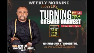 WEEKLY MORNING PRAYERS