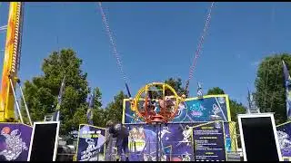 Unfall bei einem Fahrgesch&auml;ft beim Straubinger G&auml;ubodenvolksfest 2022