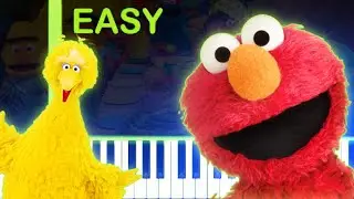 SESAME STREET THEME - EASY Piano Tutorial