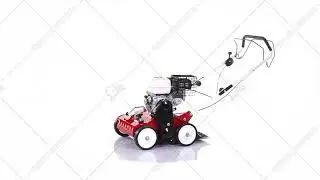 Вертикуттер - аэратор Tielbuerger TV410 Honda GC160 3D обзор