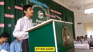 Muhammad AYYAN AZAM Aligarh Public School and College Manga Lahore