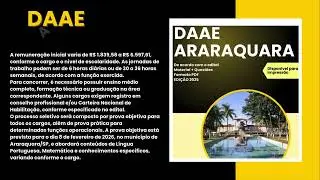Apostila DAAE ARARAQUARA 2026 Engenheiro de Seguran&ccedil;a do Trabalho