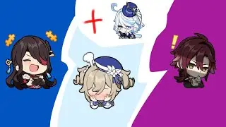 3 HEIZOU'S, BARBARA'S AND BEIDOU'S FIGHTING BOSSES (+ Furina as a healer)