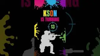 Digital Paint Ball Birthday Video Invitation | Custom Birthday Video Invite