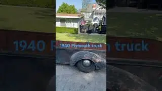 1940 Plymouth truck FINALLY moving