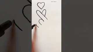 Easy Finger heart❤drawing #shorts #video #viral #youtubeshorts #drawing #shortvideo#fingerheart#easy