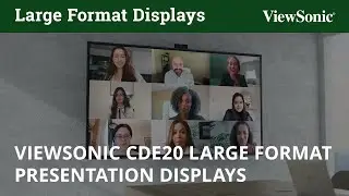ViewSonic CDE20 Large Format Presentation Displays