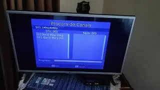 SINTONIA DE CANAIS CONVERSOR ISDB T