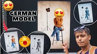MAINE KARA GERMAN MODEL KA PHOTO EDIT 😍
