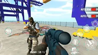 Anti terrorist gun strike free fps shooting games _  Android GamePlay