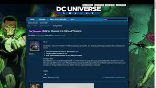 DCUO Balance changes to 2-Handed Weapons (Doom Spin Damage Nerfed!)