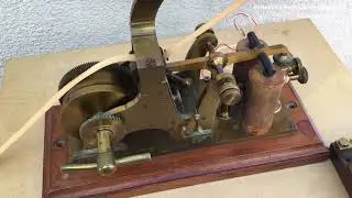 TELEGRAPHY - One of the oldest MORSE telegraphs in Europe