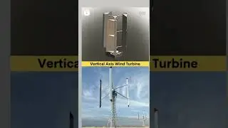 Vertical Axis Wind Turbine 3D working #like #subscribe #channel #machnical #gear