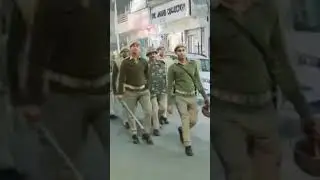 Foot Patrolling at #Premnagar Area #Bareilly #Rakesh_S #ipsofficer #uppolice #vehicles #checking