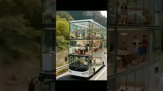 🚍 AI Chigo Car &ndash; 3 Floor Glass Bus Home! | Future Luxury Travel Concept 😱✨