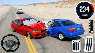 Mega Ramp Car Crash Simulator 3D - Real Car Crash Simulator - Android GamePlay