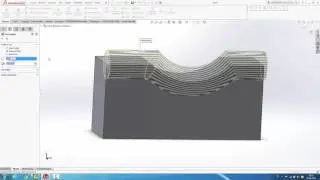 Solidworks Kıvrımlı Kes Swept Cut Komutu