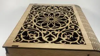 Book Jewelry Box- Laser Cut wooden jewelry case.