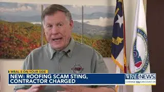 NC roofing scam sting, contractor charged