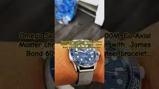 Seamaster DIVER 300M, 42MM. James Bond 60th anniversary steel bracelet.