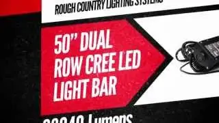Rough Country - 50 Inch Dual Row Cree LED Light Bar - Tutorial and Reviews via SDTrucksprings