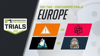 Avoided vs Shu's Money Crew & Sheer Cold vs Angry Titans | Overwatch Contenders Trials EMEA Day 2
