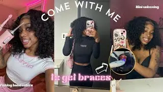 COME WITH ME TO MY BRACES APPOINTMENT👀😍 ||SHAYY SMITH|| + mini unboxing + GRWM
