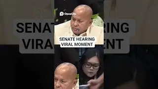 BATO DELA ROSA NATAHIMIK SA SAGOT NI SARAH DISCAYA 😳| Senate Hearing Viral Moment #shorts #short