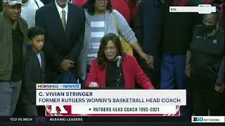 Rutgers honors former women&rsquo;s basketball coach Vivian Stringer by naming court after her