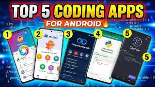 Top 5 Coding Apps For Android 🔥 | Best Apps to Learn Programming on Mobile