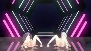 【紳士向け】Blue archive mmd Dynamic hip swing dance   Yuuka, Noa