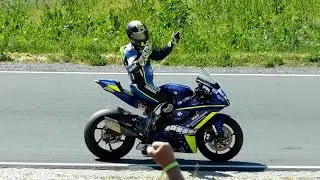 2023 3. Thüringer Motorsportmeeting Schleizer Dreieck - Motorbikes race action & mistakes