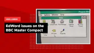 EdWord Issues on the BBC Master Compact