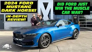 2024 FORD MUSTANG DARK HORSE! Did Ford Just Win The Muscle Car War?