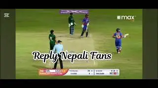 Big fights Nepali fans & Pakistan player push up count #bishaly684  #foryou #cricket #foryou