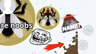 AGAR.IO MOBILE.EXE😂/FUNNY AFK TROLL