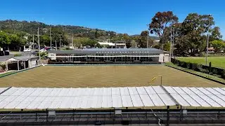 Shaderunner Retractable Shade for Bowling Greens | Beaumont Bowling Club Project
