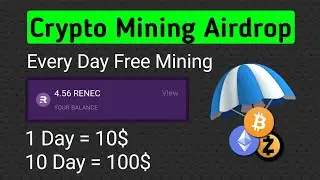 Free Crypto Mining Airdrop Per day 10$ Profit Remitano Network Coin
