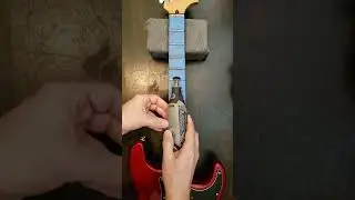 Guitar Fret Polishing #guitar #guitarist #clean #diy