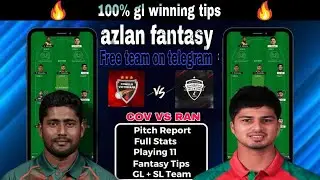 COV VS RAN FREE DREAM 11 PREDECTION #dream11gl #1rank #cricket #dream11gl