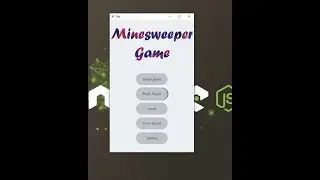 minesweeper game demo,java project, desktop game