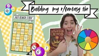 Building my R/Fantasy Bingo TBR | shopping my shelves for Fantasy reads 🐉